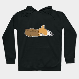 Tired corgi Hoodie